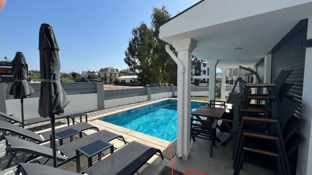 Просторная вилла с личным бассейном планировкой 5+1 Фетхие Турция.  - Фото 3