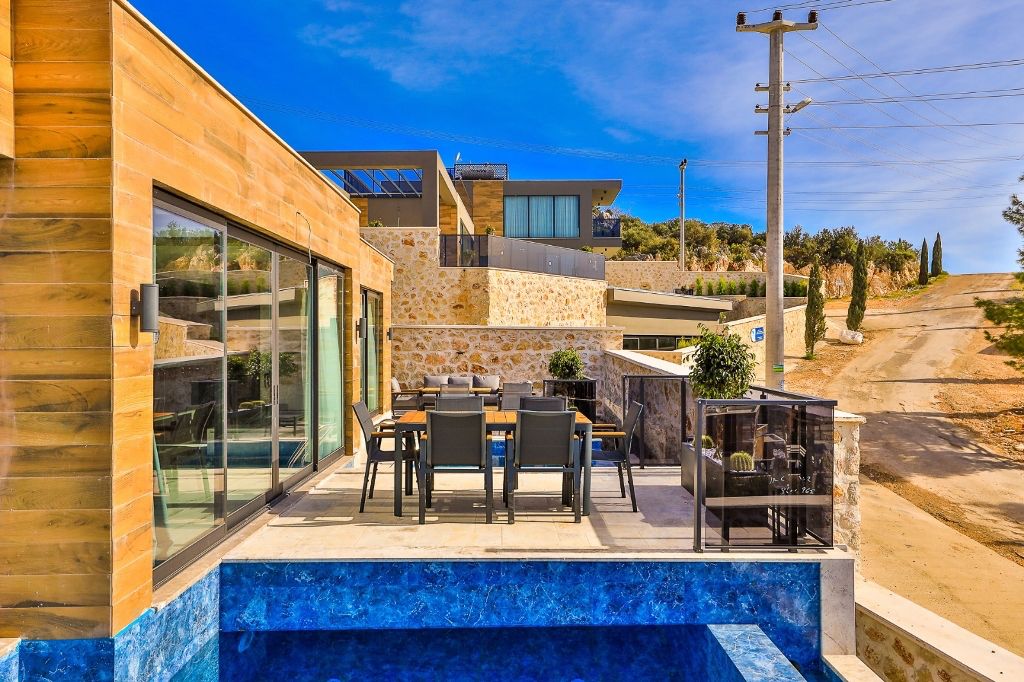 Шикарная вилла с видом на море и горы в Фетхие. - Фото 8