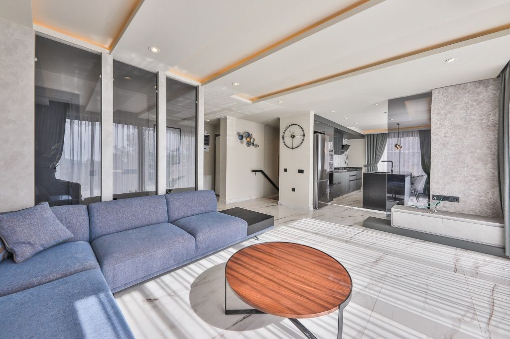 Шикарная вилла с видом на море и горы в Фетхие. - Фото 29