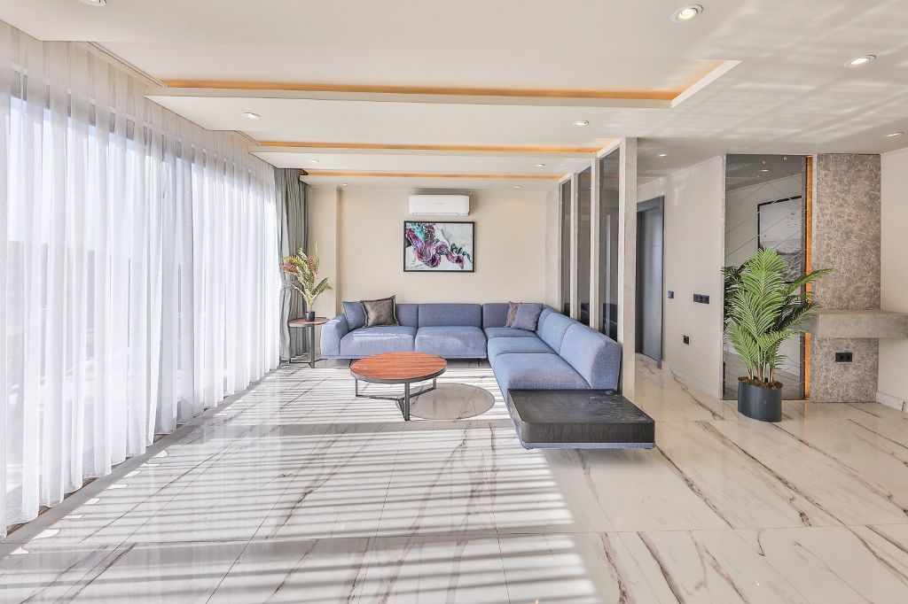 Шикарная вилла с видом на море и горы в Фетхие. - Фото 31