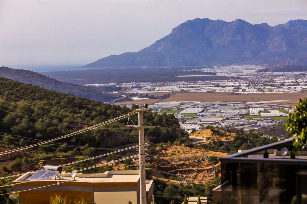 Шикарная вилла с видом на море и горы в Фетхие. - Фото 35