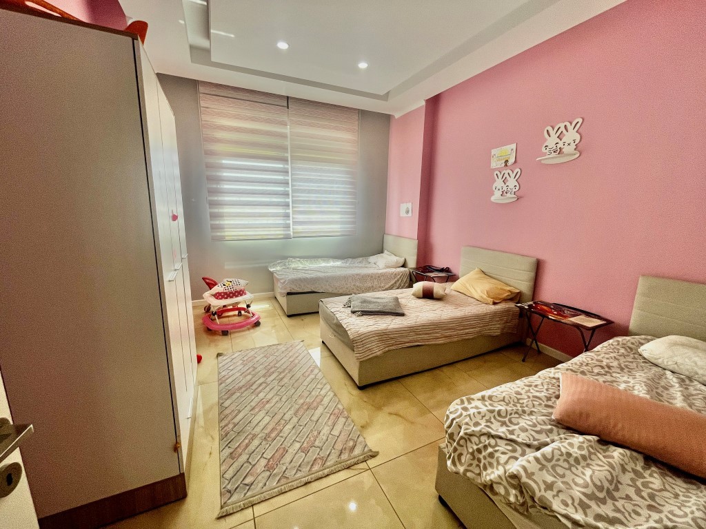 Просторная мебилированная квартира планировкой 3+1 район Оба Аланья.  - Фото 21