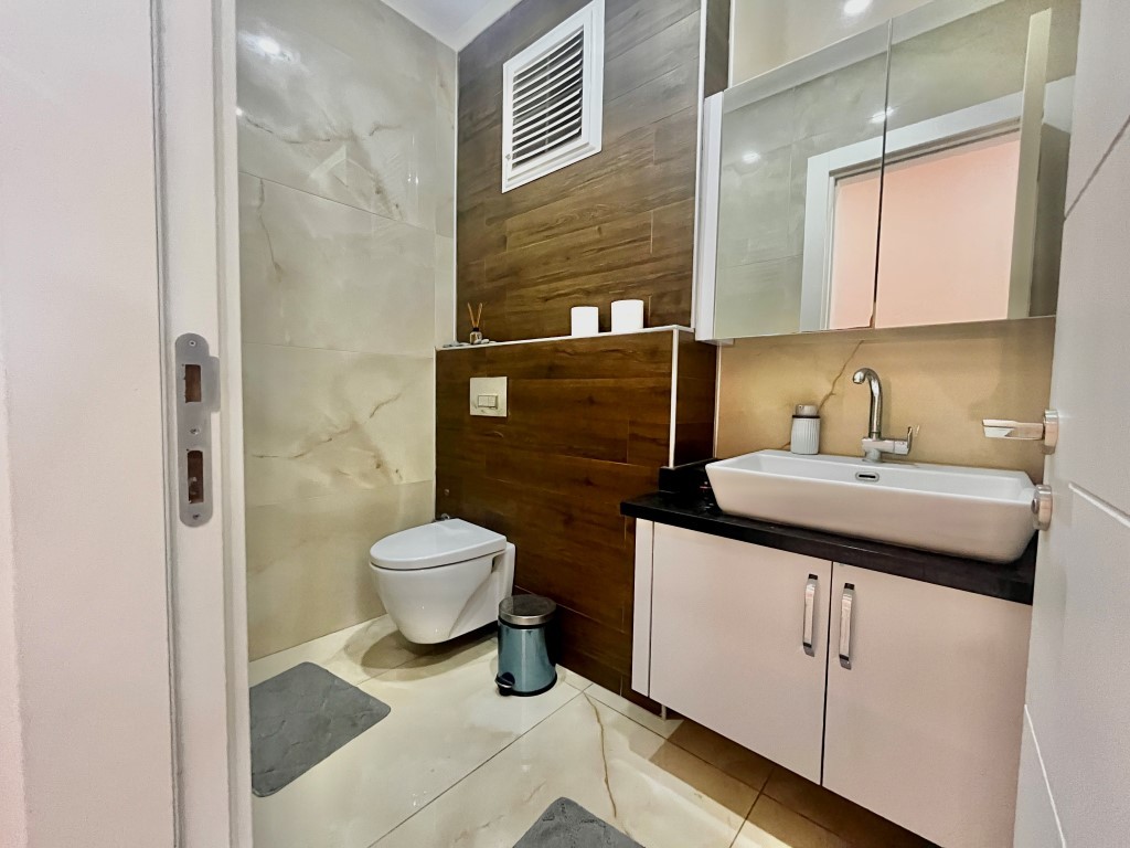 Просторная мебилированная квартира планировкой 3+1 район Оба Аланья.  - Фото 15