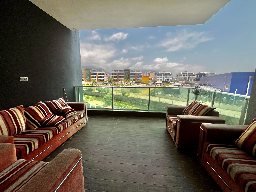 Просторная мебилированная квартира планировкой 3+1 район Оба Аланья.  - Фото 17