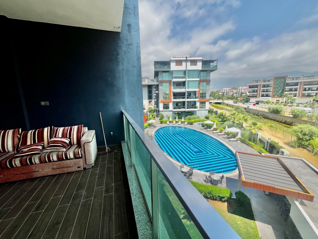 Просторная мебилированная квартира планировкой 3+1 район Оба Аланья.  - Фото 19