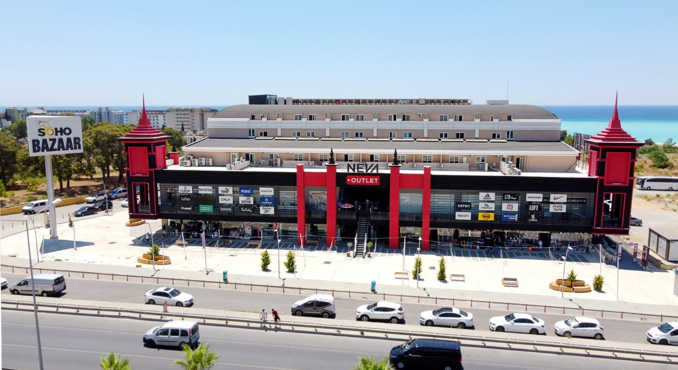 Коммерческое помещение с доходом 15.500€ в год район Окурджалар Аланья