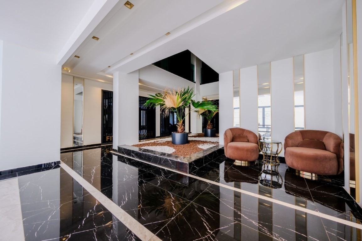 Центр Аланьи — квартира рядом с пляжем в премиум-комплексе. - Фото 13