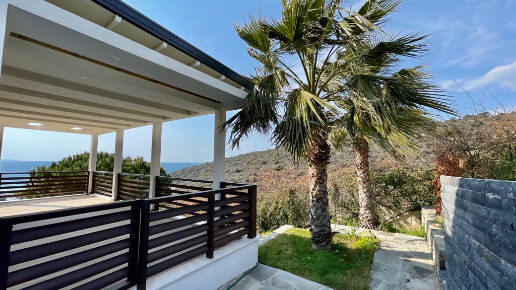 Просторная мебилированная вилла в Бодруме с видом на море.  - Фото 34