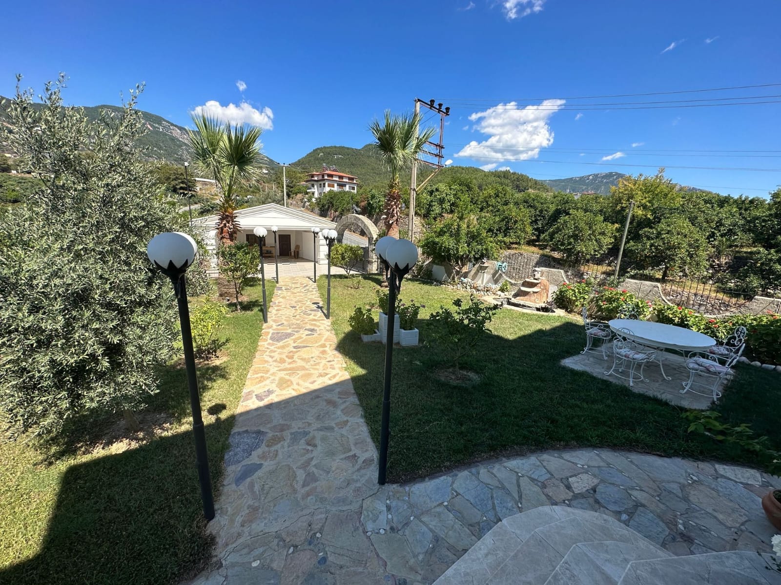 Просторная вилла с личным бассейном район Оба Аланья.  - Фото 4