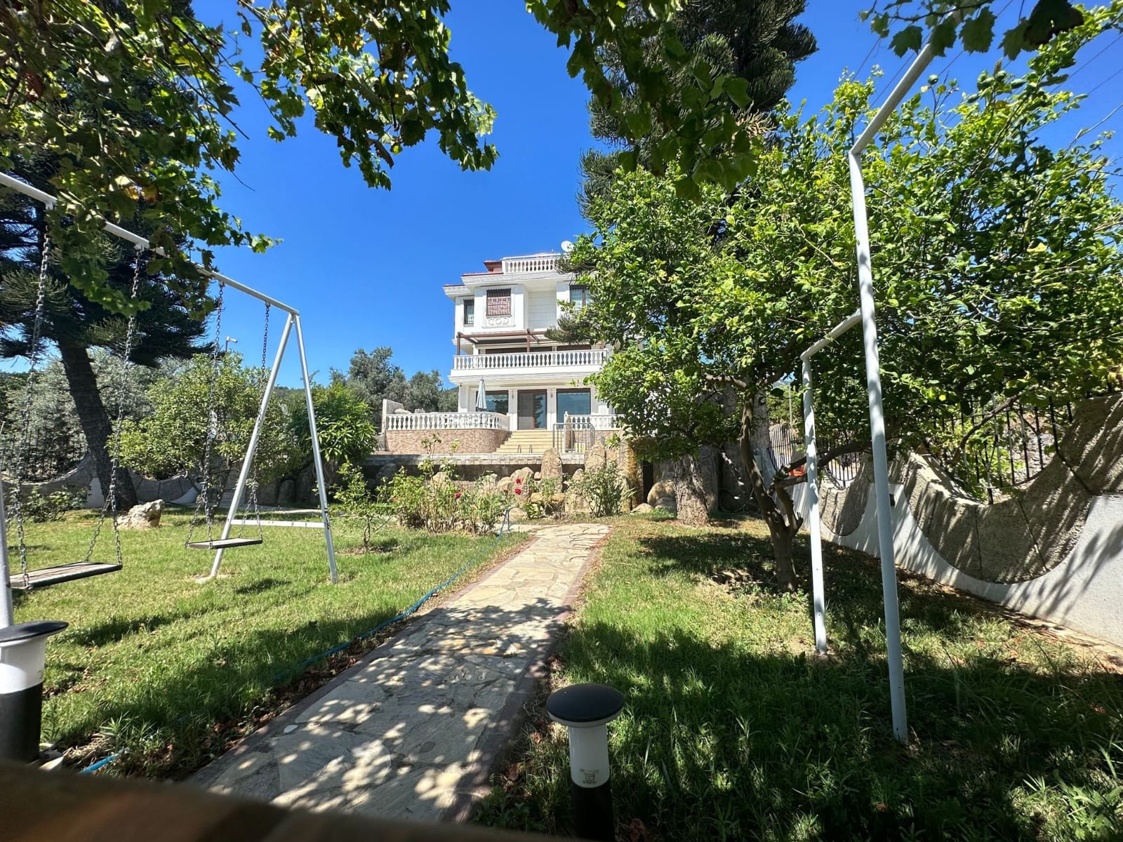 Просторная вилла с личным бассейном район Оба Аланья.  - Фото 3