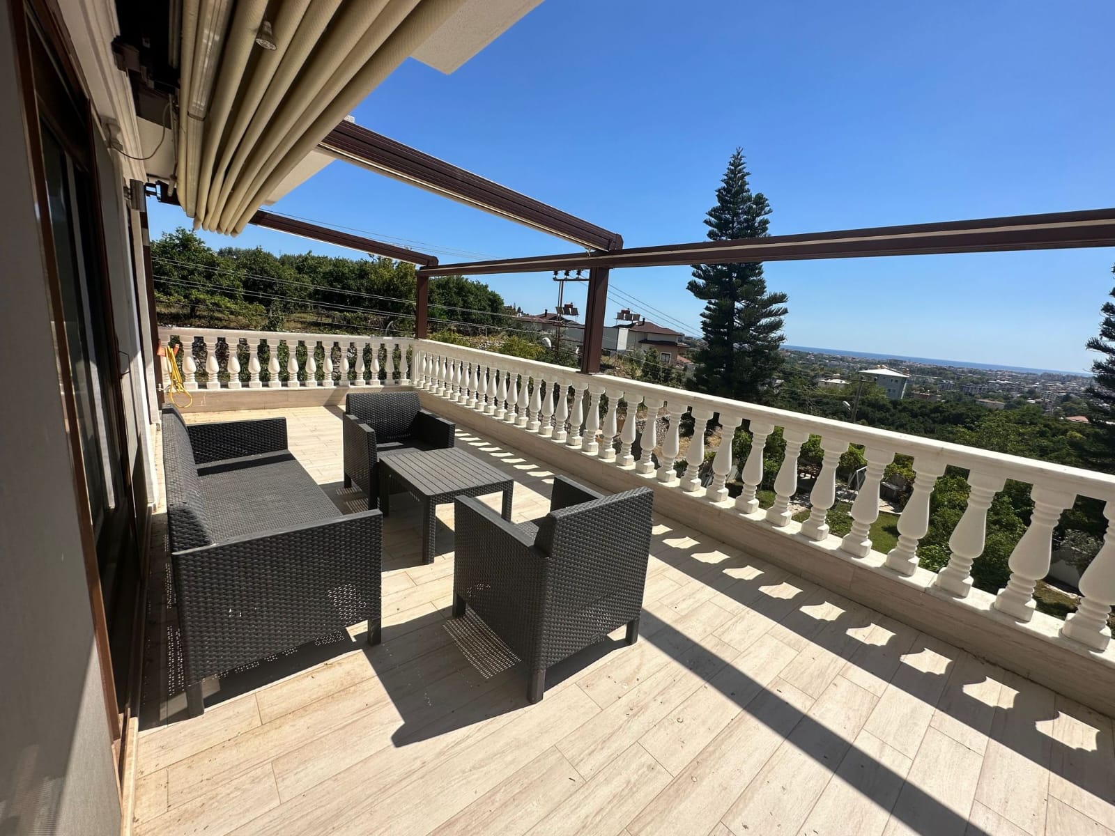 Просторная вилла с личным бассейном район Оба Аланья.  - Фото 14