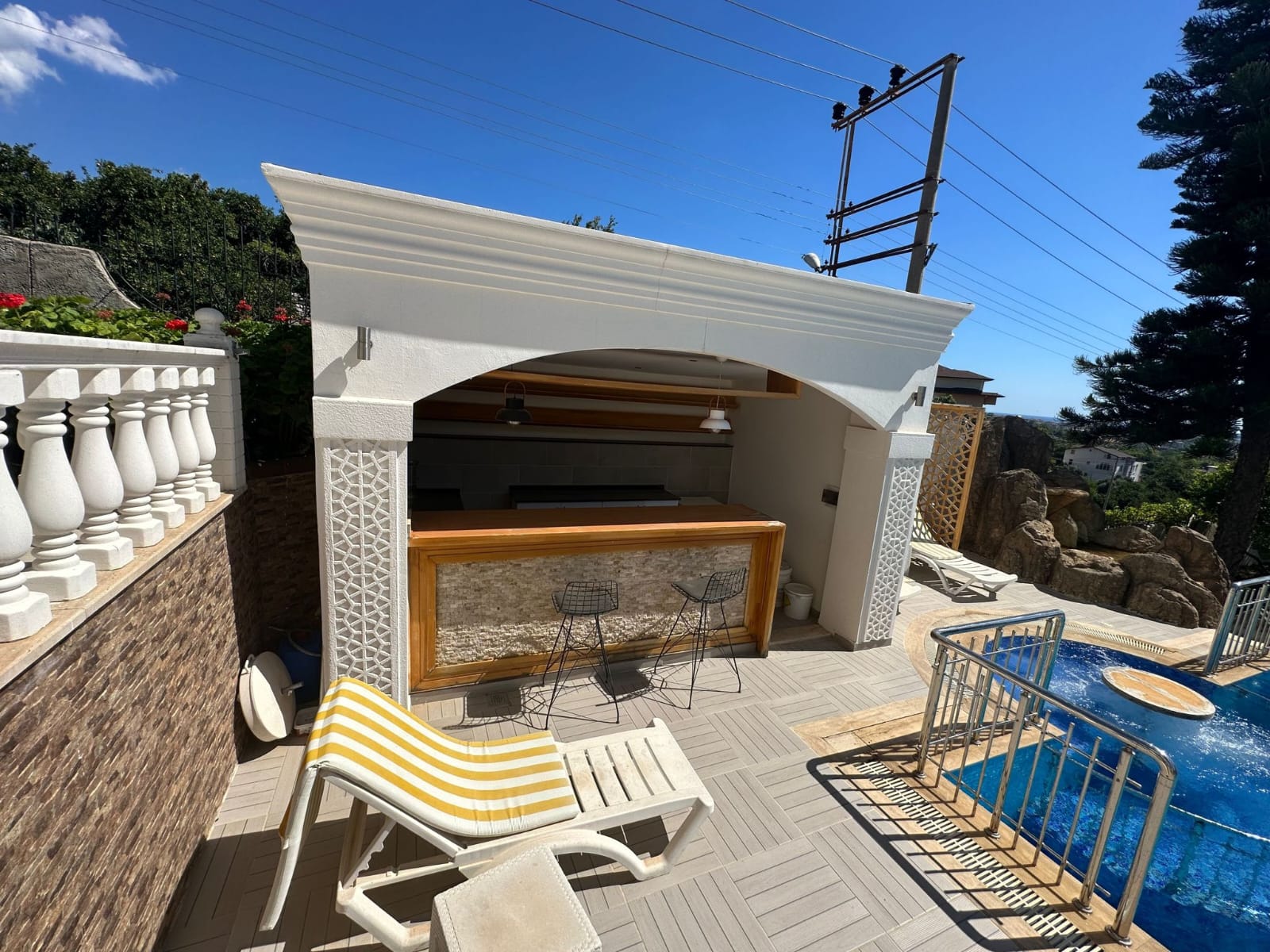 Просторная вилла с личным бассейном район Оба Аланья.  - Фото 8