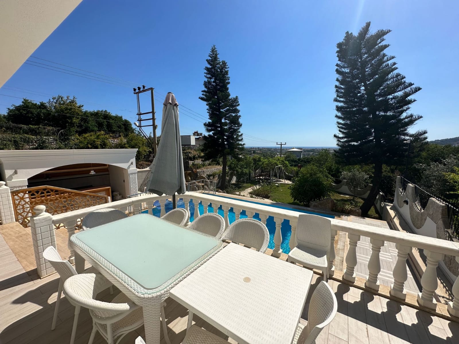 Просторная вилла с личным бассейном район Оба Аланья.  - Фото 13