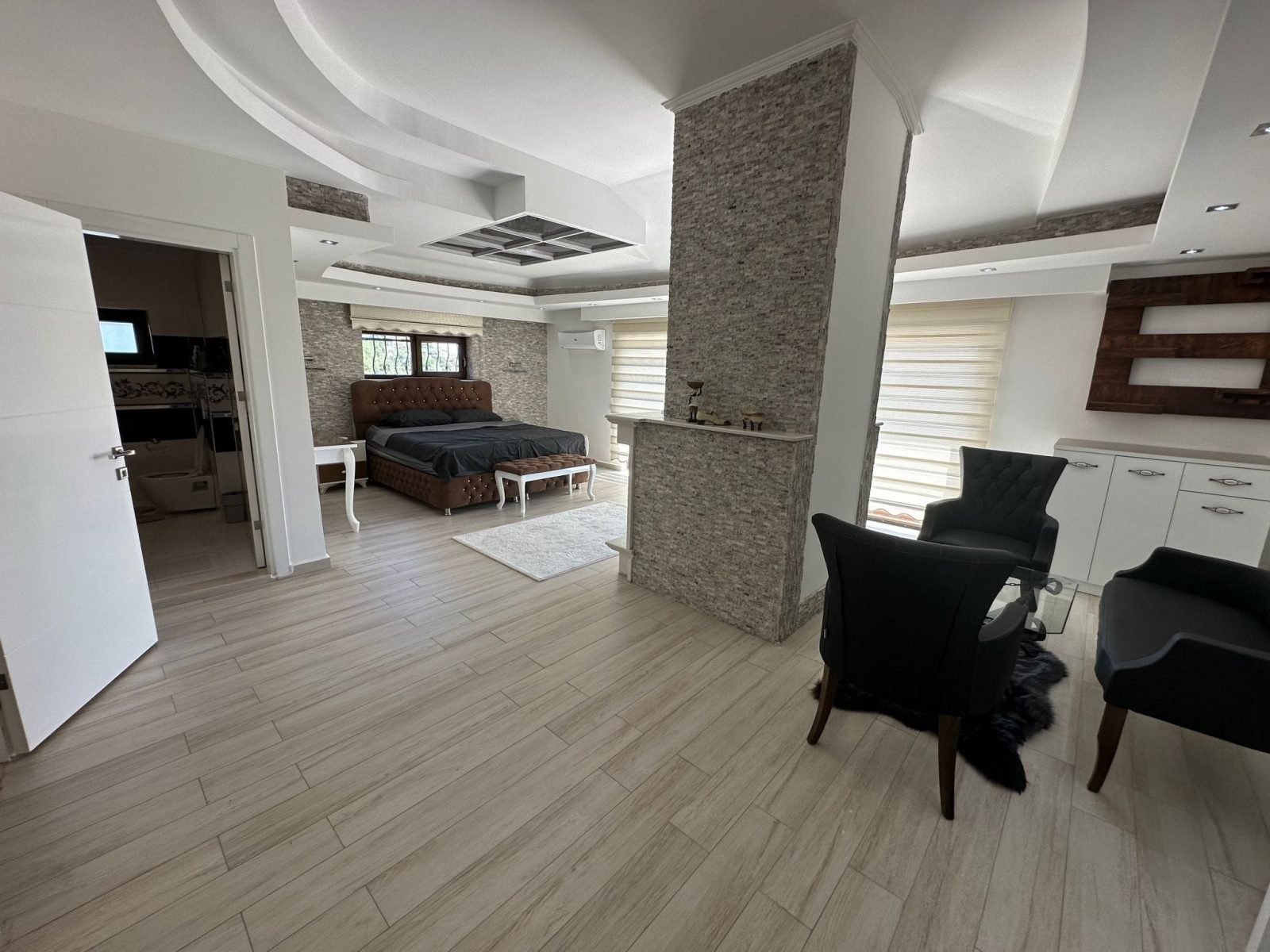 Просторная вилла с личным бассейном район Оба Аланья.  - Фото 16