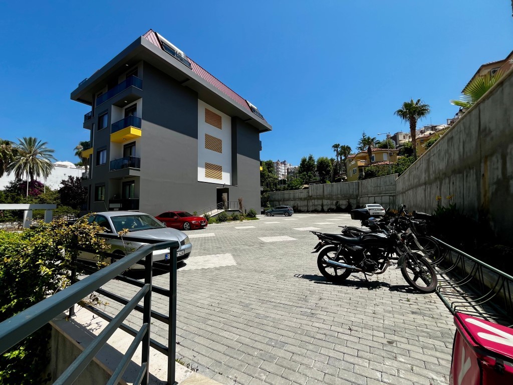 Мебилированная квартира c видом на бассейн планировкой 1+1 район Кестель Аланья.  - Фото 3