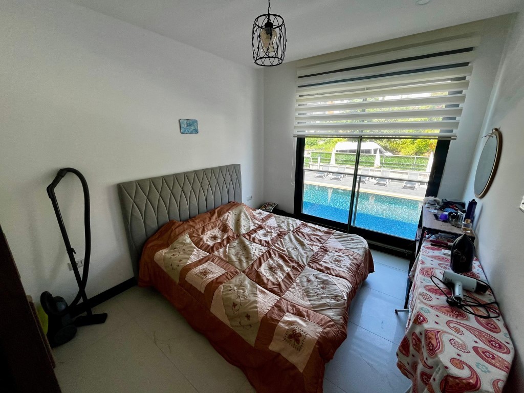 Мебилированная квартира c видом на бассейн планировкой 1+1 район Кестель Аланья.  - Фото 20