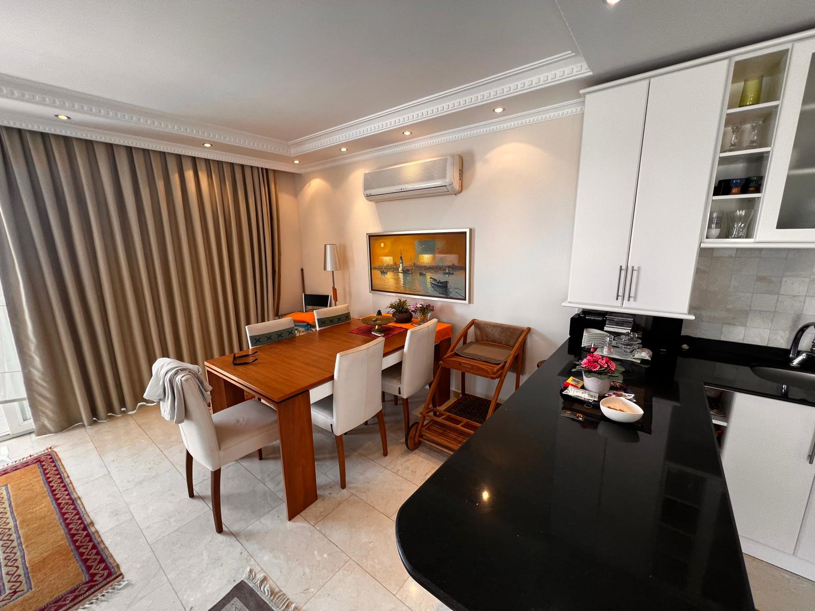 Вилла с видом на море и город район Бекташ Аланья.  - Фото 8