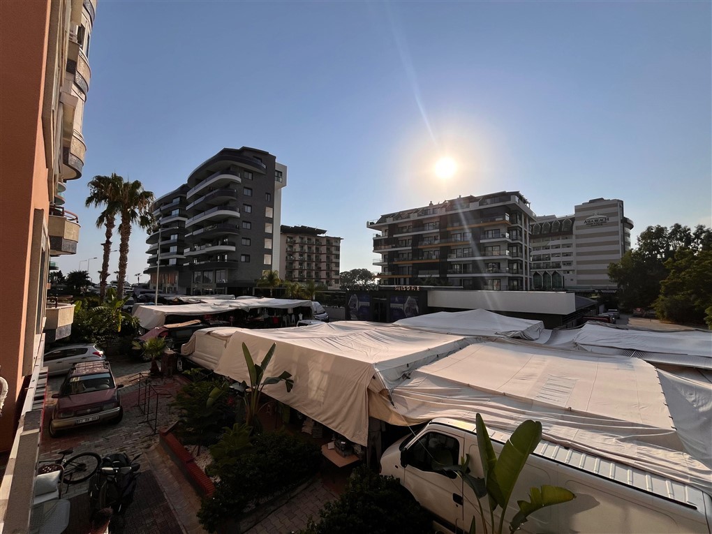 Мебилированная квартира планировкой 1+1  в 70 метрах от пляжа район Оба Аланья.  - Фото 8