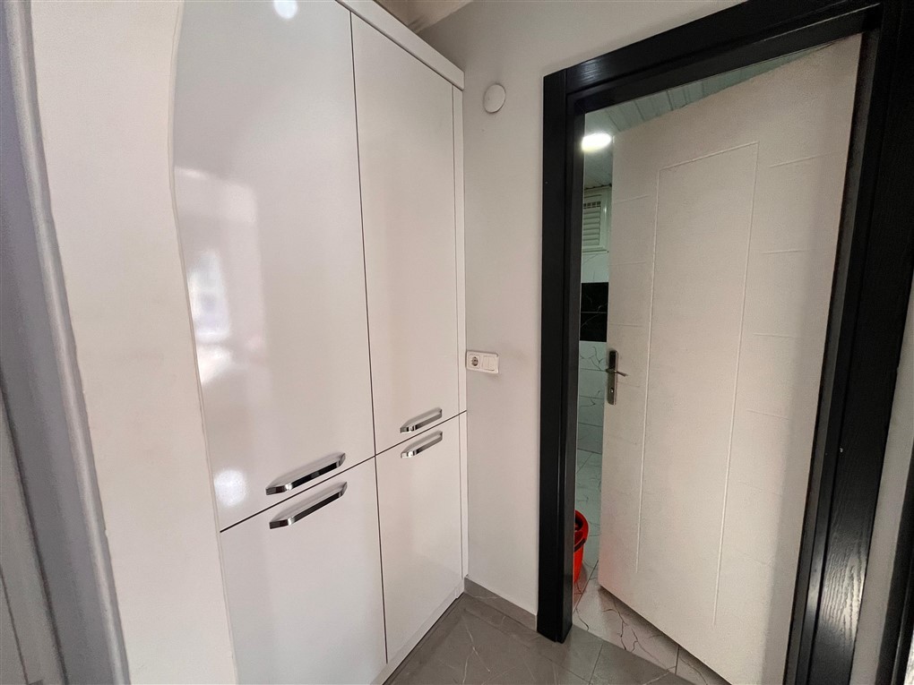 Мебилированная квартира планировкой 1+1  в 70 метрах от пляжа район Оба Аланья.  - Фото 10