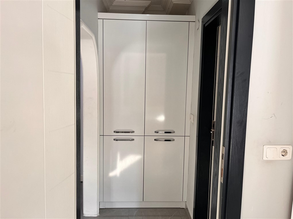 Мебилированная квартира планировкой 1+1  в 70 метрах от пляжа район Оба Аланья.  - Фото 11