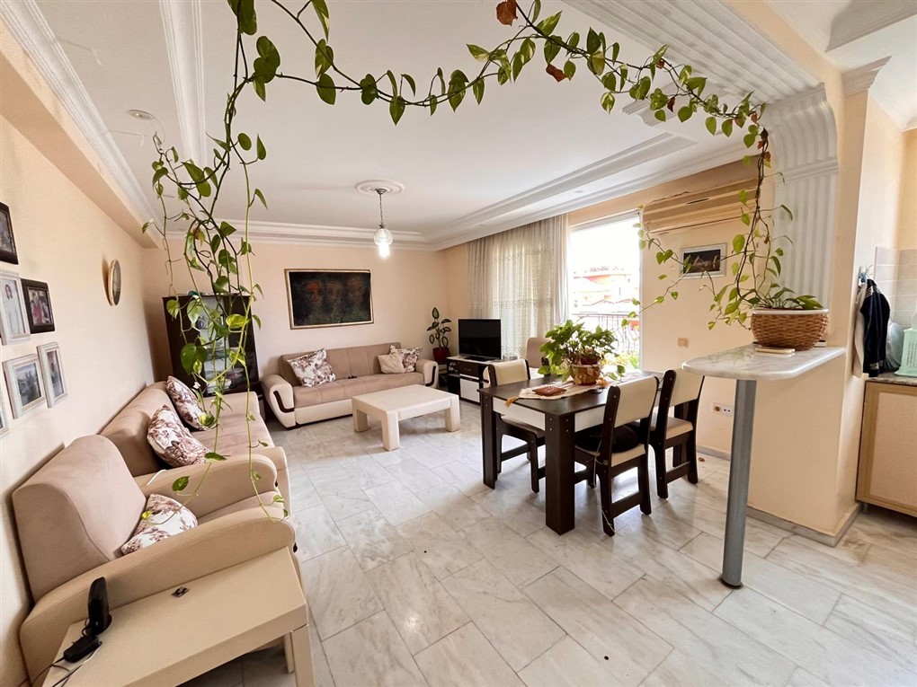 Квартира планировкой 2+1 c видом на бассейн район Джикджилли Аланья. - Фото 16