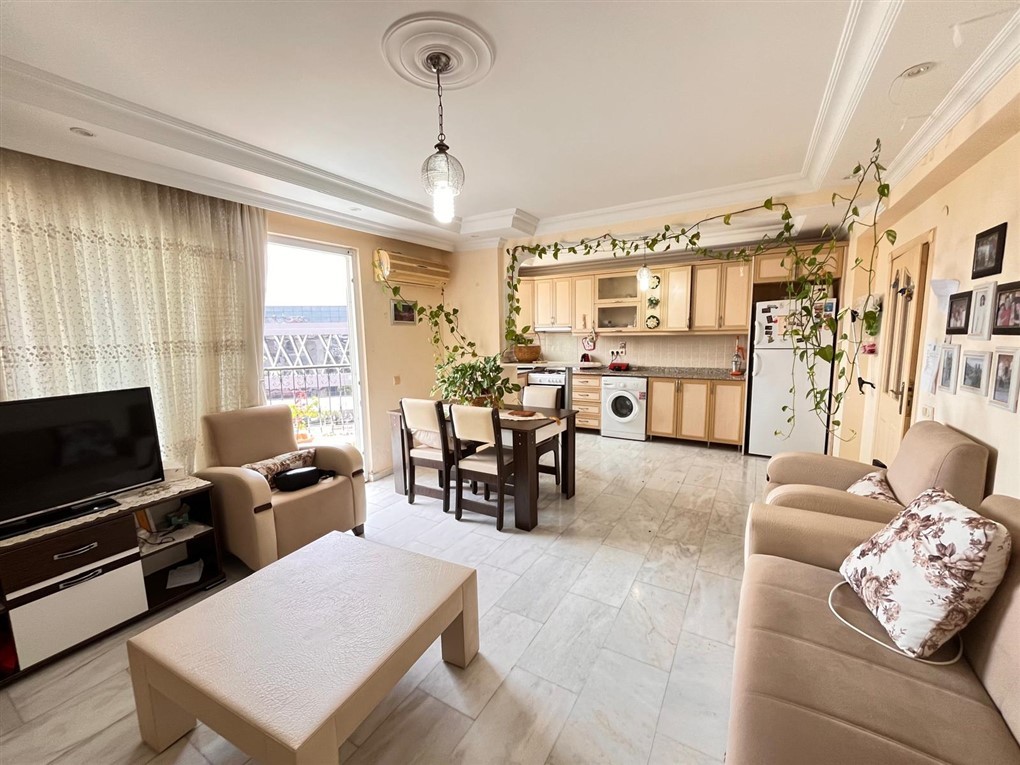 Квартира планировкой 2+1 c видом на бассейн район Джикджилли Аланья. - Фото 18