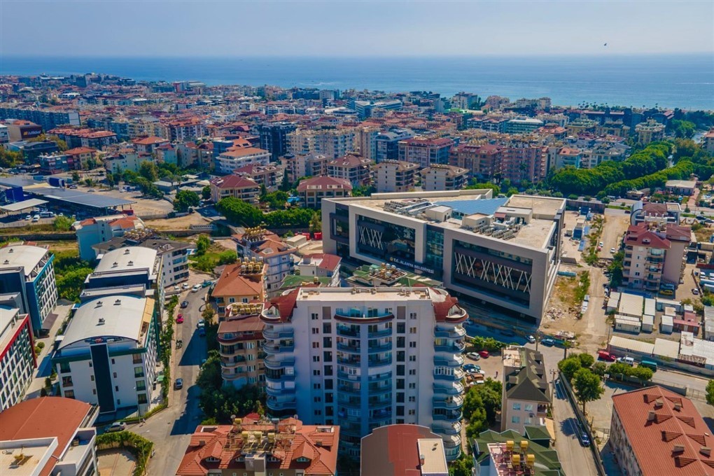 Квартира планировкой 2+1 c видом на бассейн район Джикджилли Аланья. - Фото 6