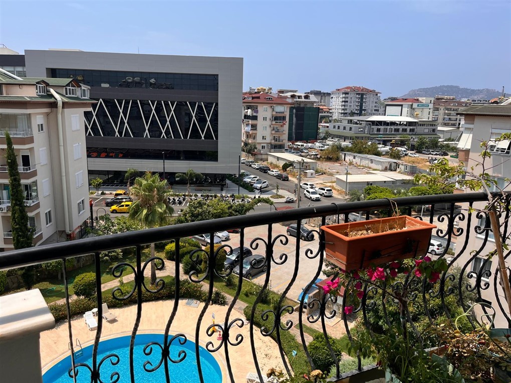 Квартира планировкой 2+1 c видом на бассейн район Джикджилли Аланья. - Фото 20