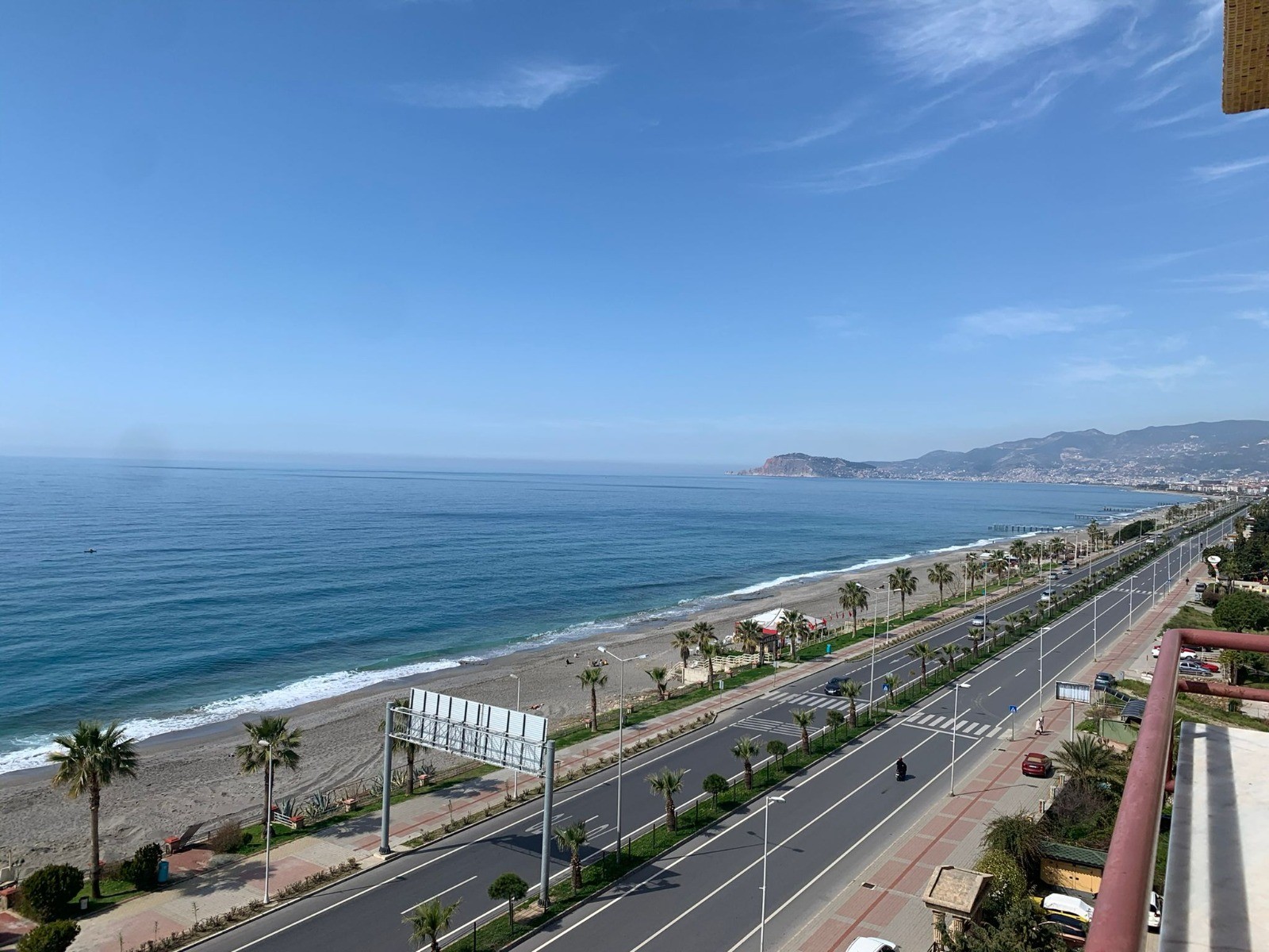 Квартира планировкой 2+1 с шикарным видом на море район Махмутлар Аланья.  - Фото 3