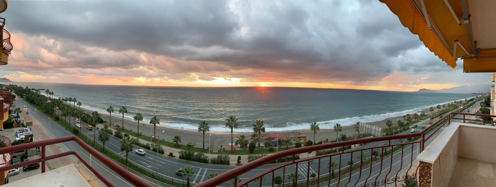 Квартира планировкой 2+1 с шикарным видом на море район Махмутлар Аланья.  - Фото 5