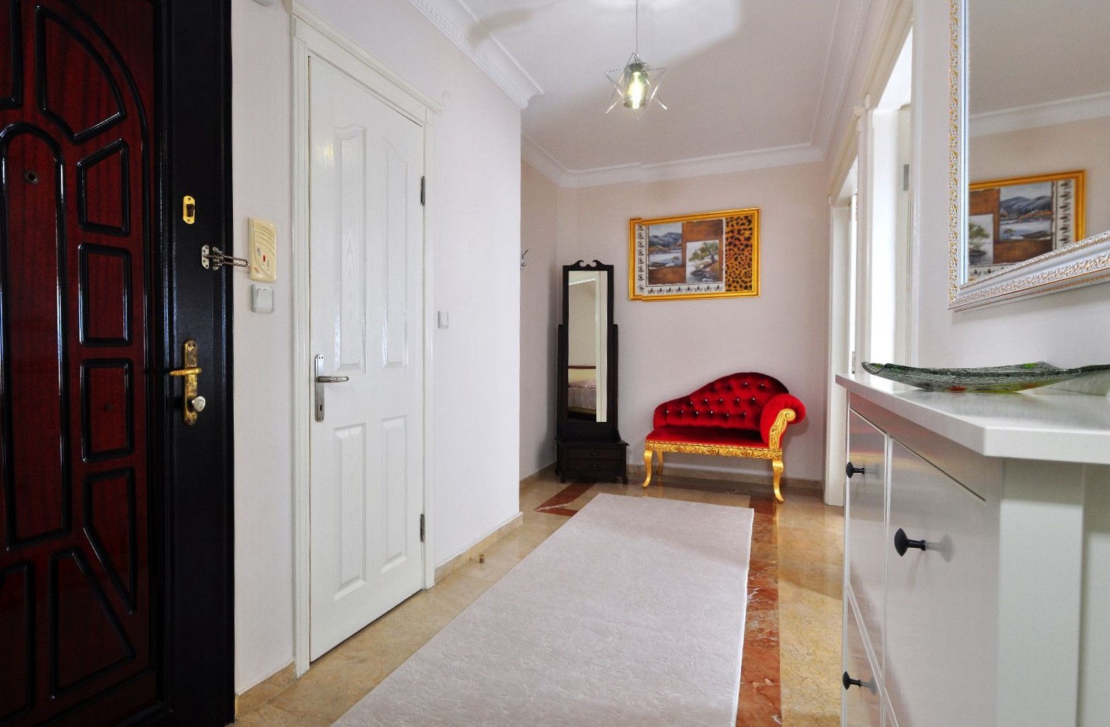 Квартира планировкой 2+1 с шикарным видом на море район Махмутлар Аланья.  - Фото 18