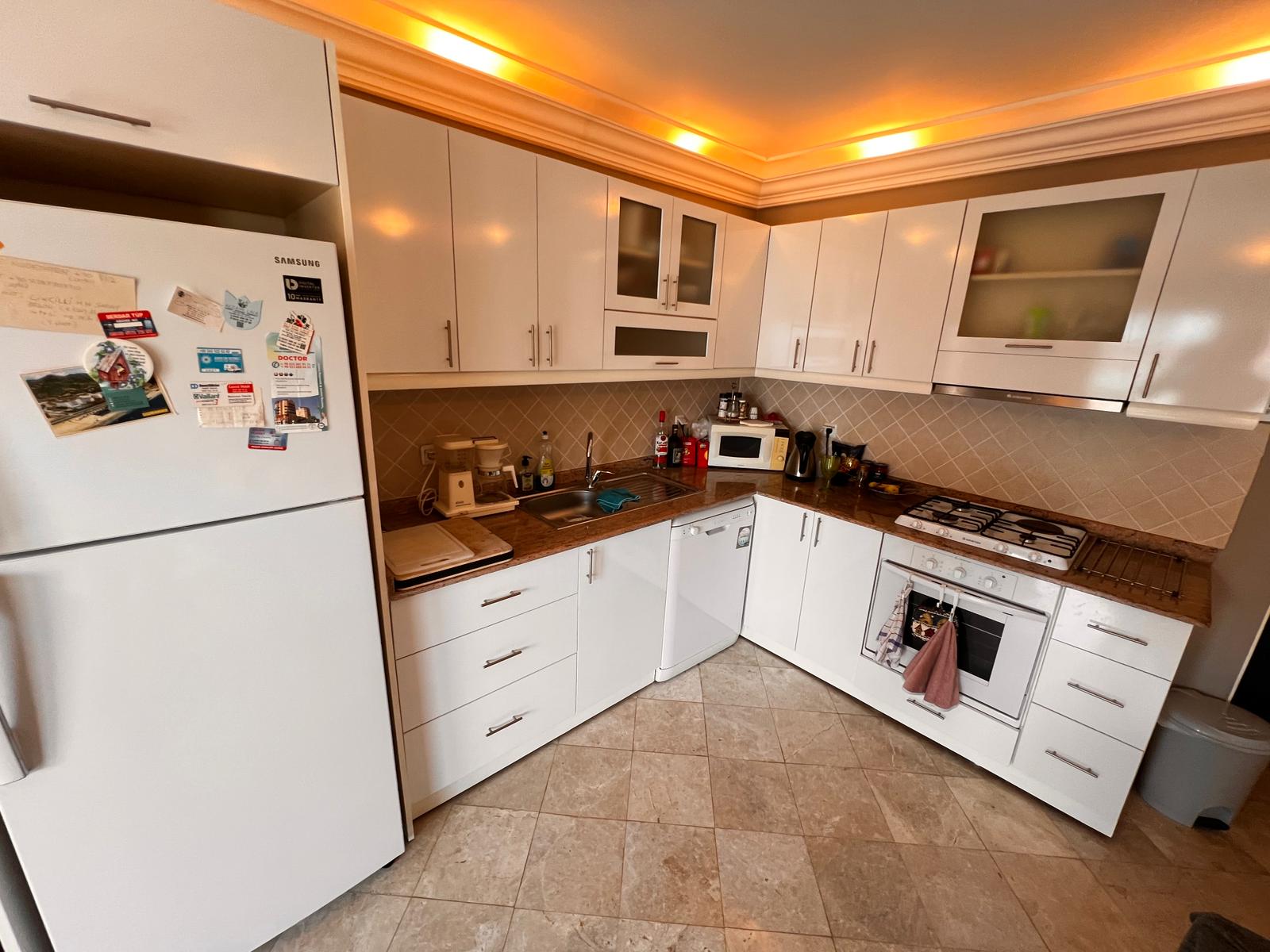 Уютная мебилированная квартира планировкой 2+1 район Джикжилли Аланья.  - Фото 3