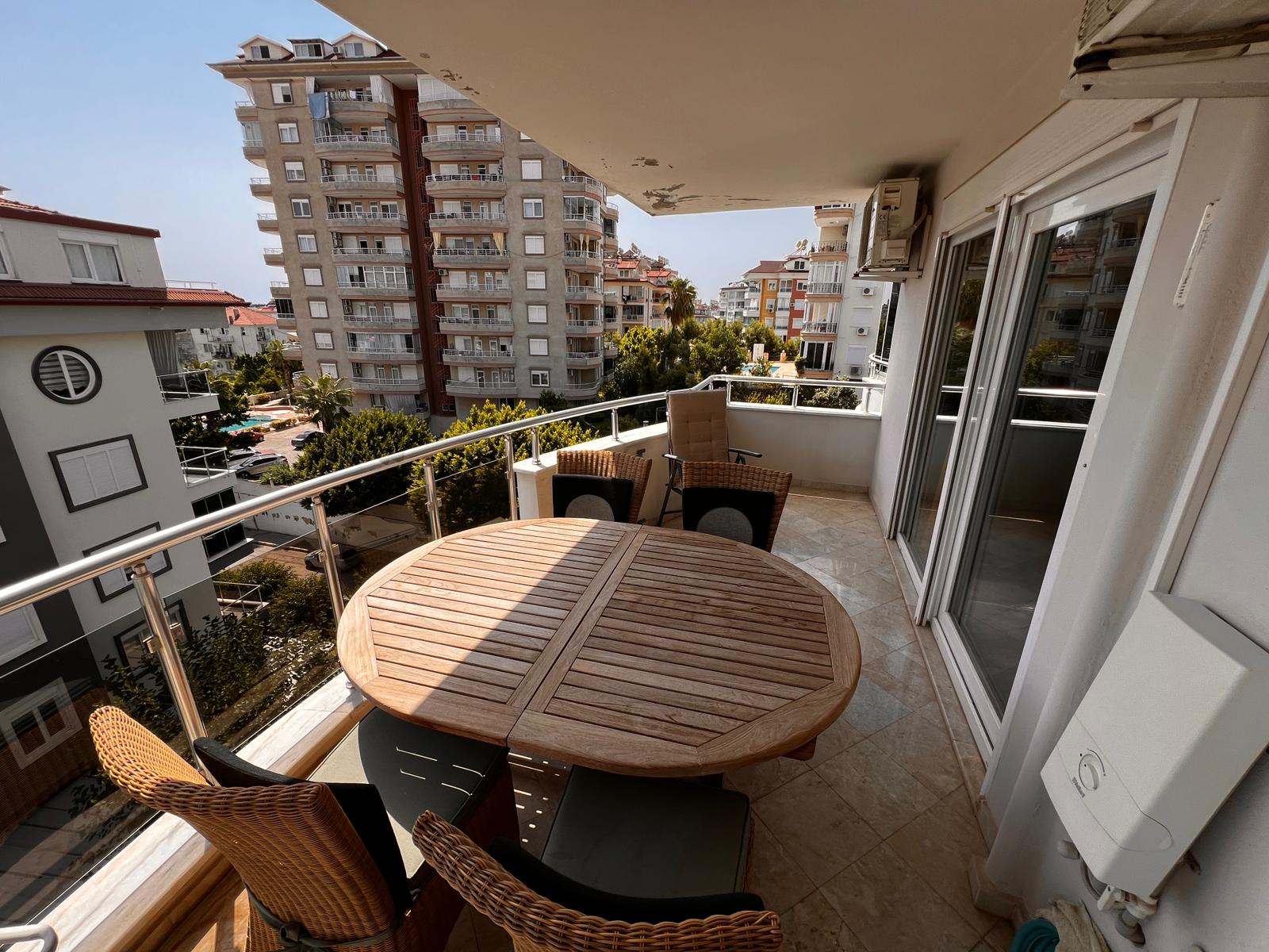 Уютная мебилированная квартира планировкой 2+1 район Джикжилли Аланья.  - Фото 6