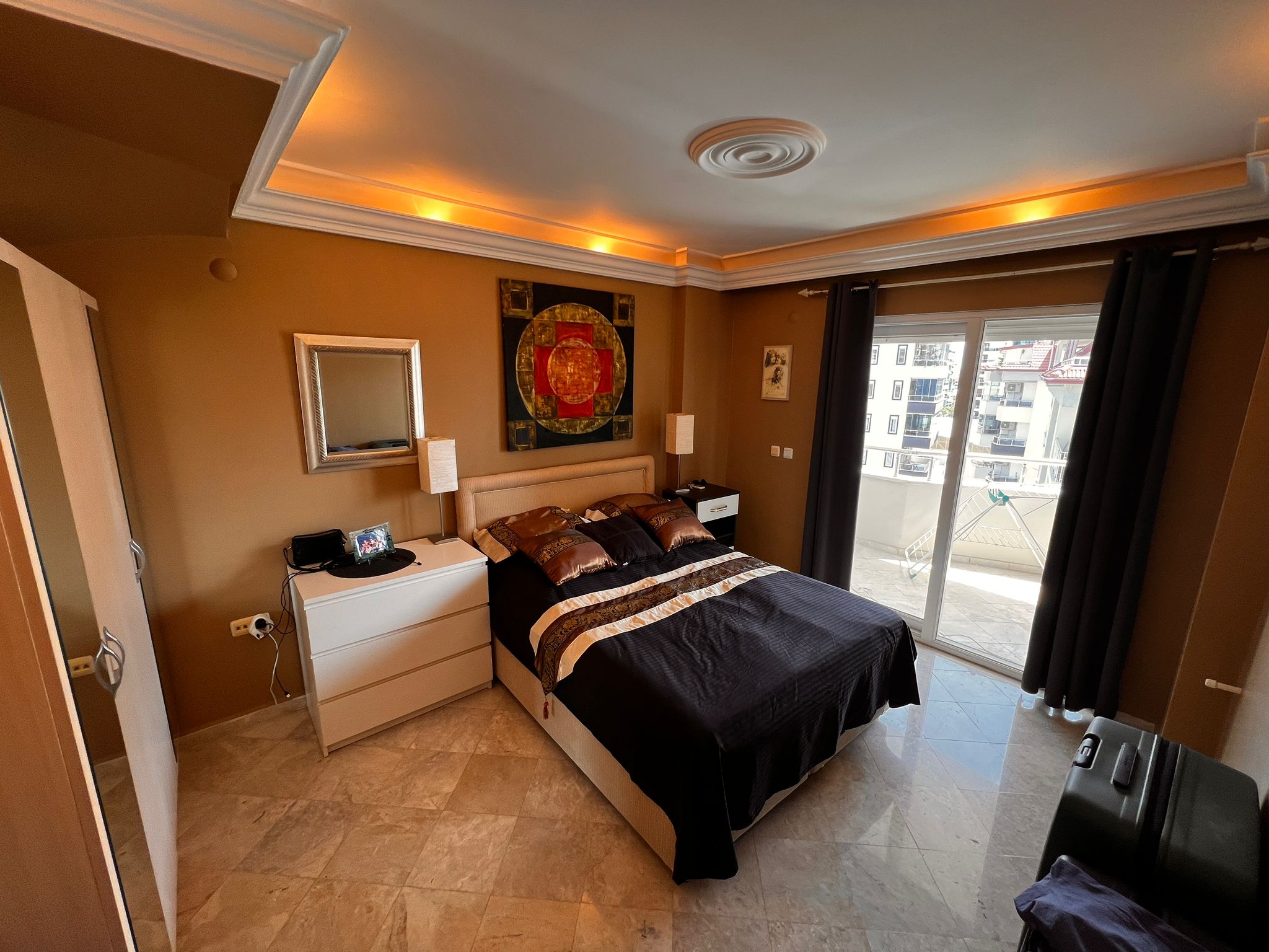 Уютная мебилированная квартира планировкой 2+1 район Джикжилли Аланья.  - Фото 12