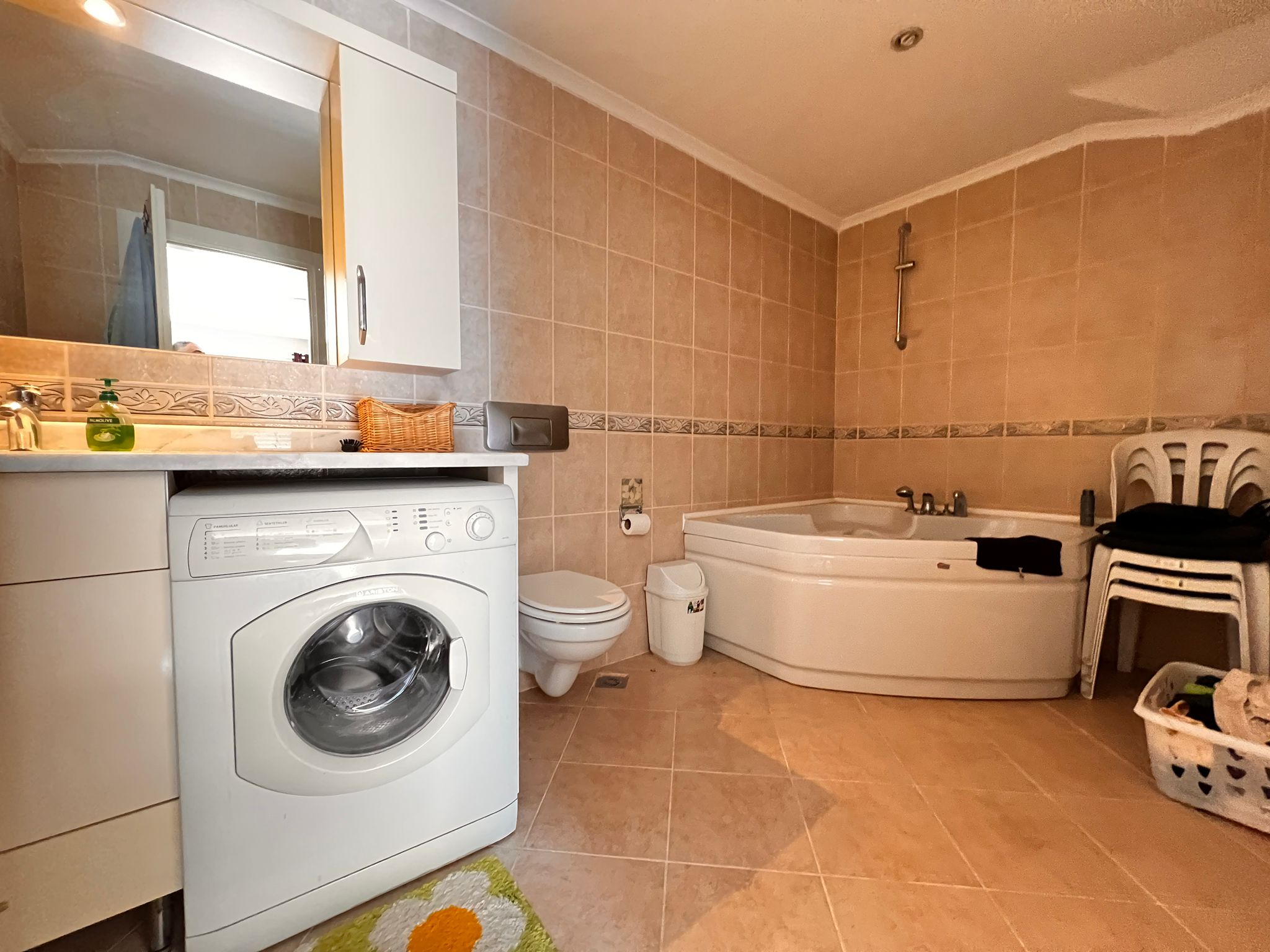 Уютная мебилированная квартира планировкой 2+1 район Джикжилли Аланья.  - Фото 16