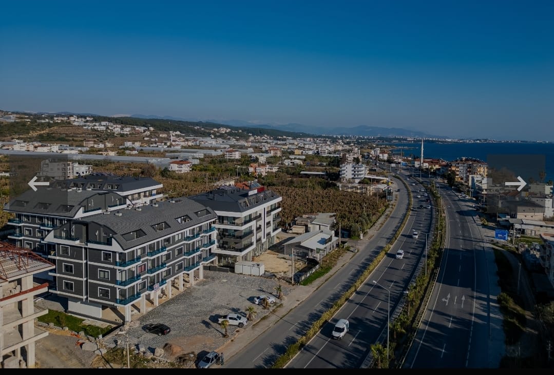 Трехкомнатный дуплекс с видом на море район Окурджалар Аланья.  - Фото 2