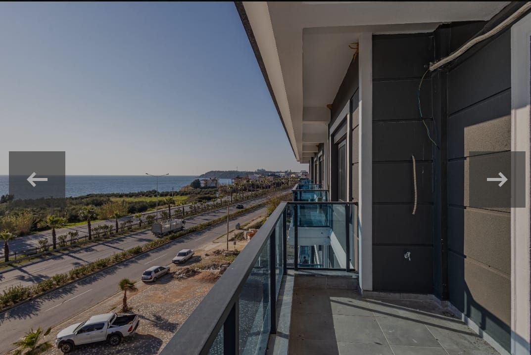 Трехкомнатный дуплекс с видом на море район Окурджалар Аланья.  - Фото 16