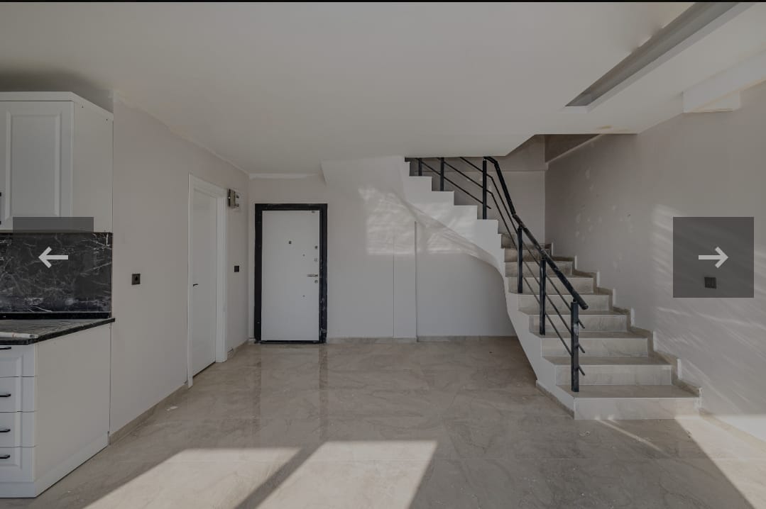 Трехкомнатный дуплекс с видом на море район Окурджалар Аланья.  - Фото 13