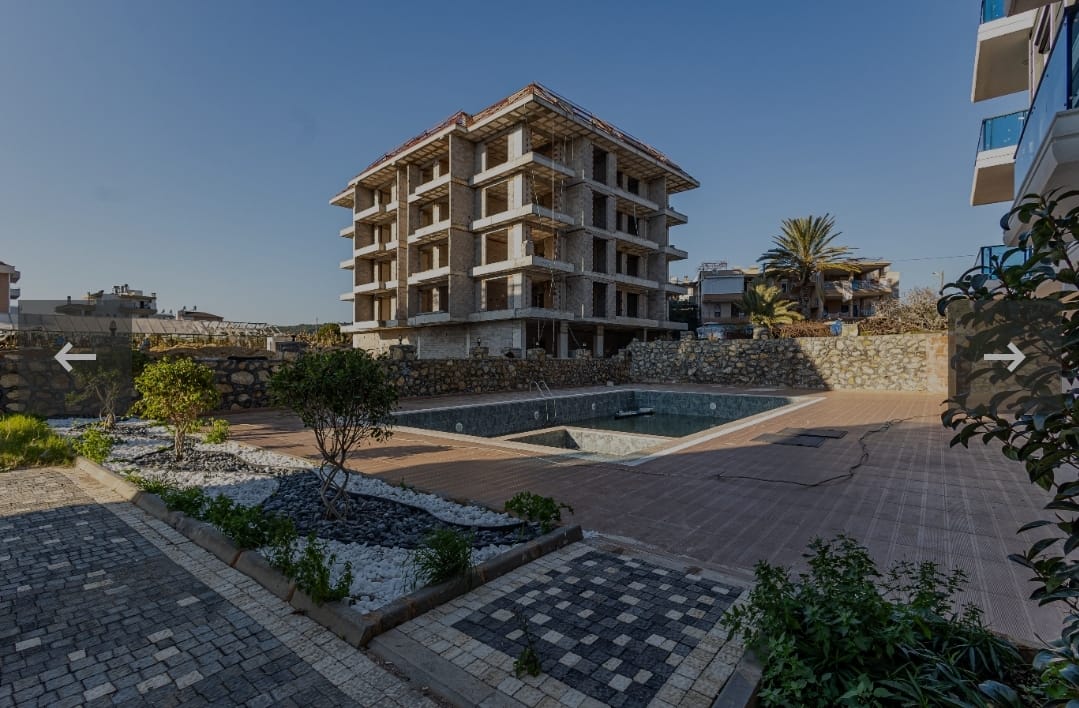 Трехкомнатный дуплекс с видом на море район Окурджалар Аланья.  - Фото 25