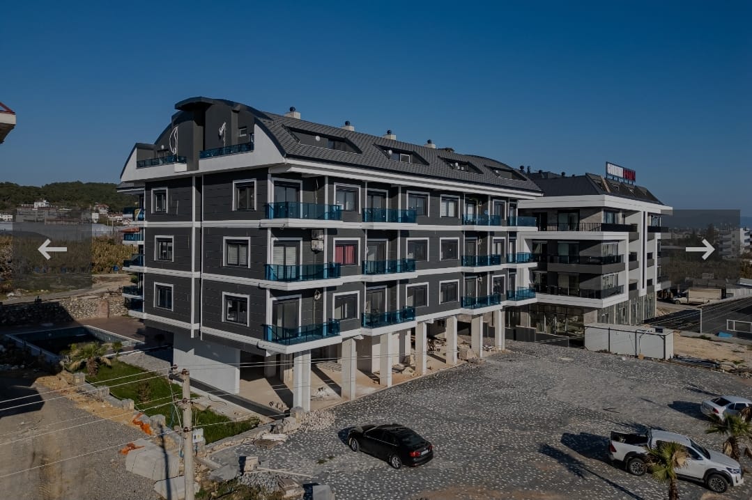 Трехкомнатный дуплекс с видом на море район Окурджалар Аланья. 