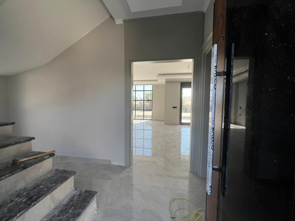 Новая вилла планировкой 3+1 с личным бассейном в районе Паяллар Аланья.  - Фото 5