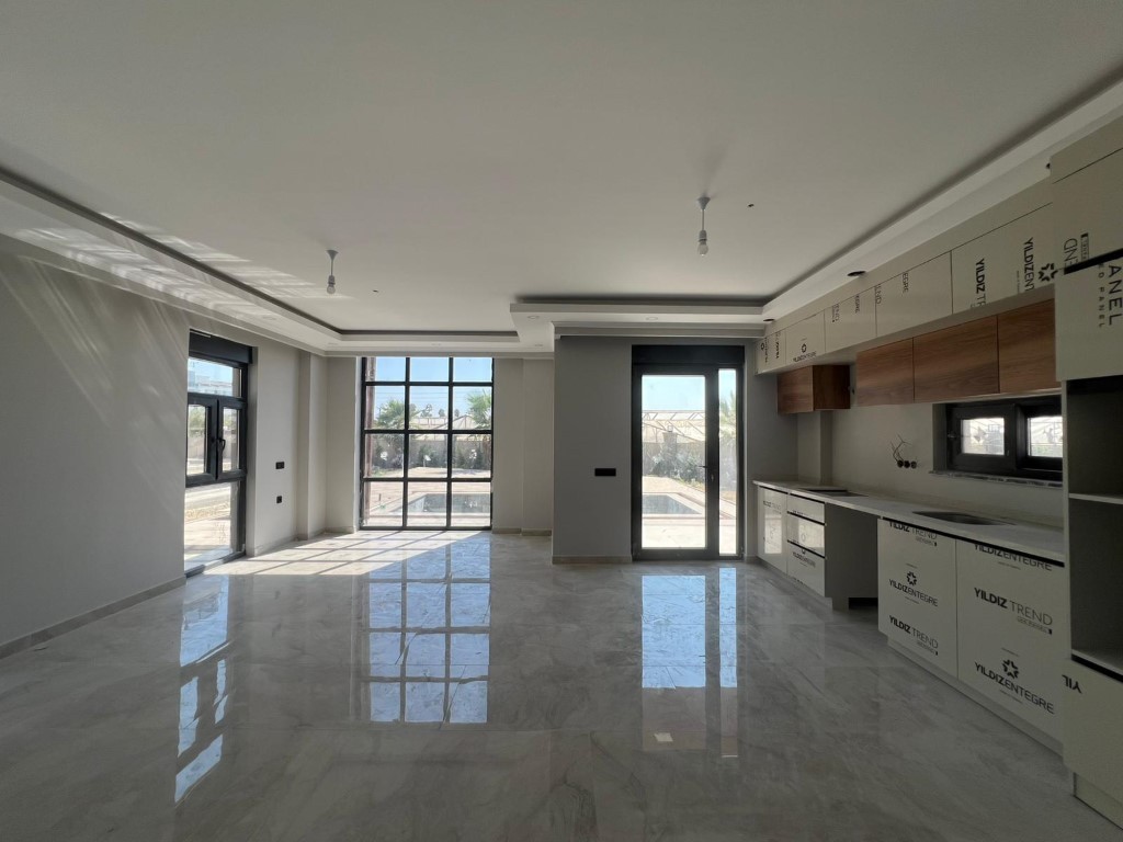 Новая вилла планировкой 3+1 с личным бассейном в районе Паяллар Аланья.  - Фото 6