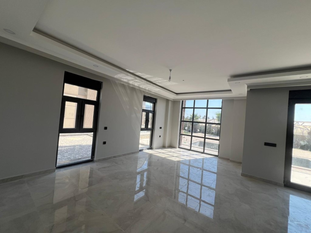 Новая вилла планировкой 3+1 с личным бассейном в районе Паяллар Аланья.  - Фото 8