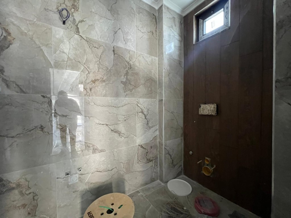 Новая вилла планировкой 3+1 с личным бассейном в районе Паяллар Аланья.  - Фото 15