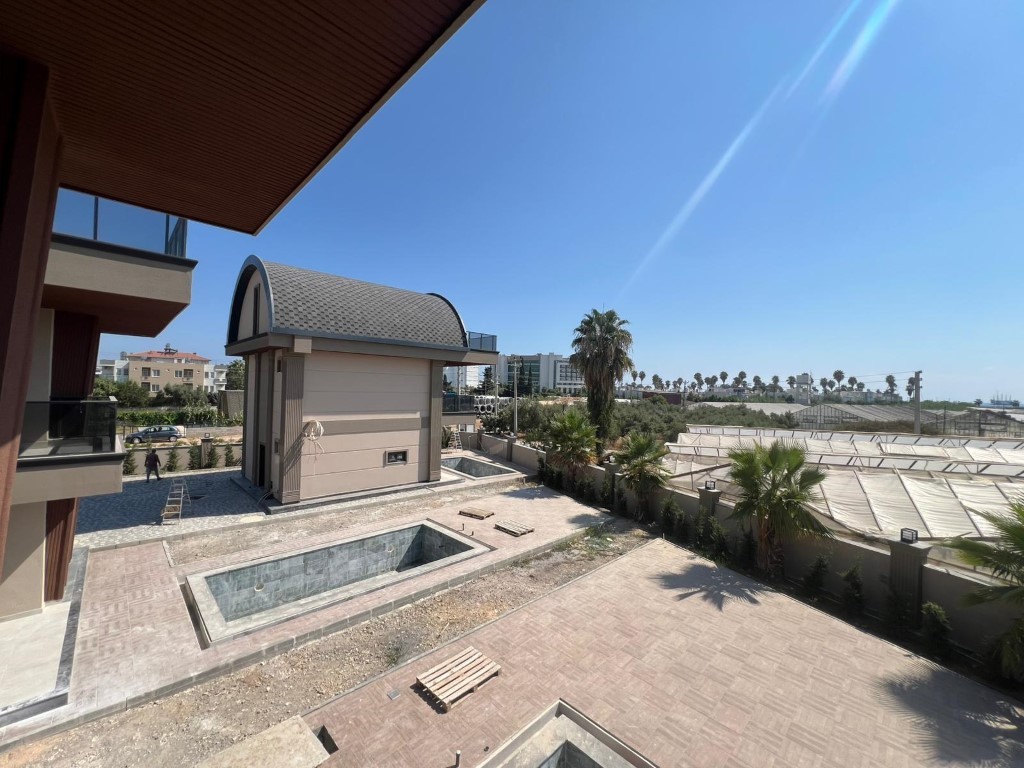 Новая вилла планировкой 3+1 с личным бассейном в районе Паяллар Аланья.  - Фото 2