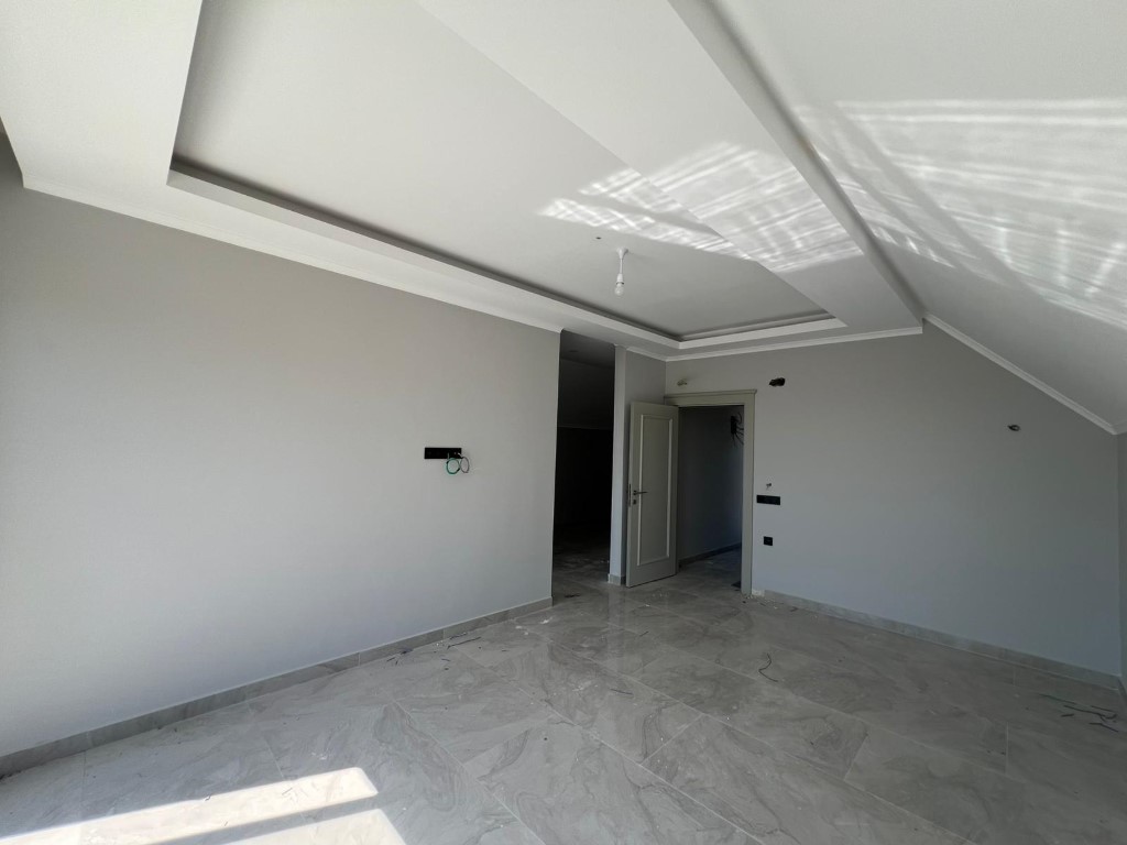 Новая вилла планировкой 3+1 с личным бассейном в районе Паяллар Аланья.  - Фото 26