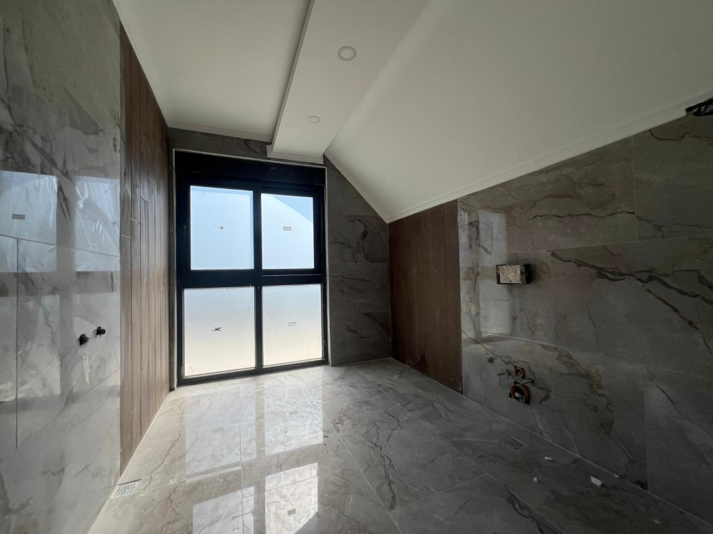 Новая вилла планировкой 3+1 с личным бассейном в районе Паяллар Аланья.  - Фото 27