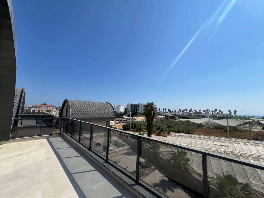 Новая вилла планировкой 3+1 с личным бассейном в районе Паяллар Аланья.  - Фото 31