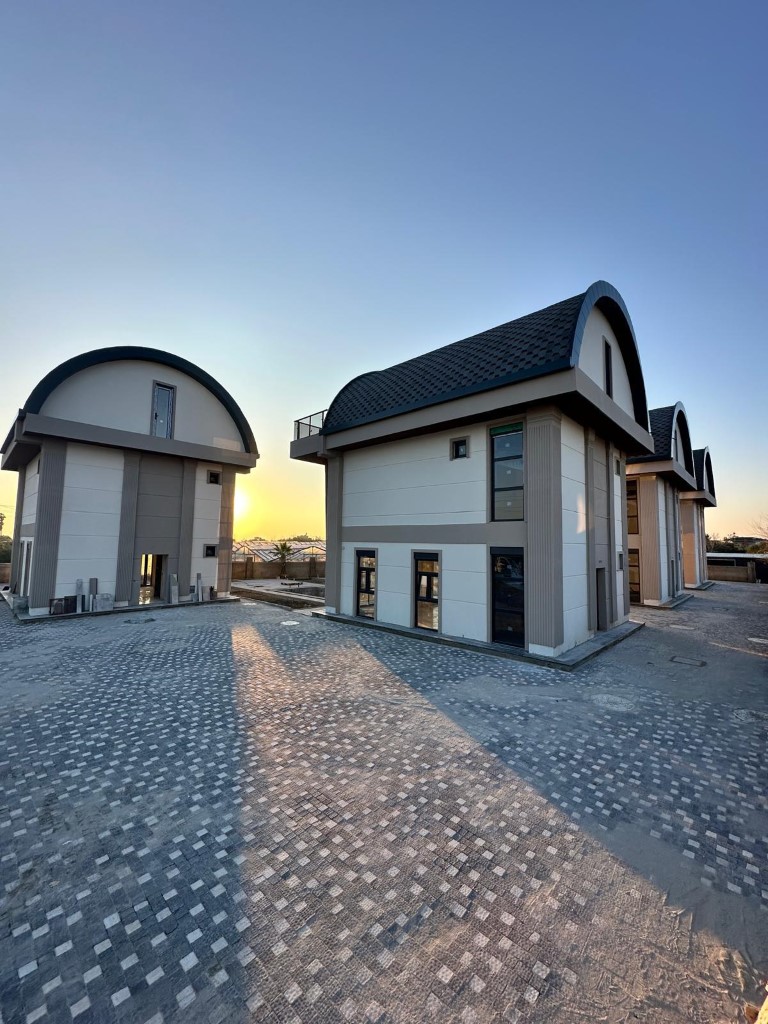 Новая вилла планировкой 3+1 с личным бассейном в районе Паяллар Аланья.  - Фото 33