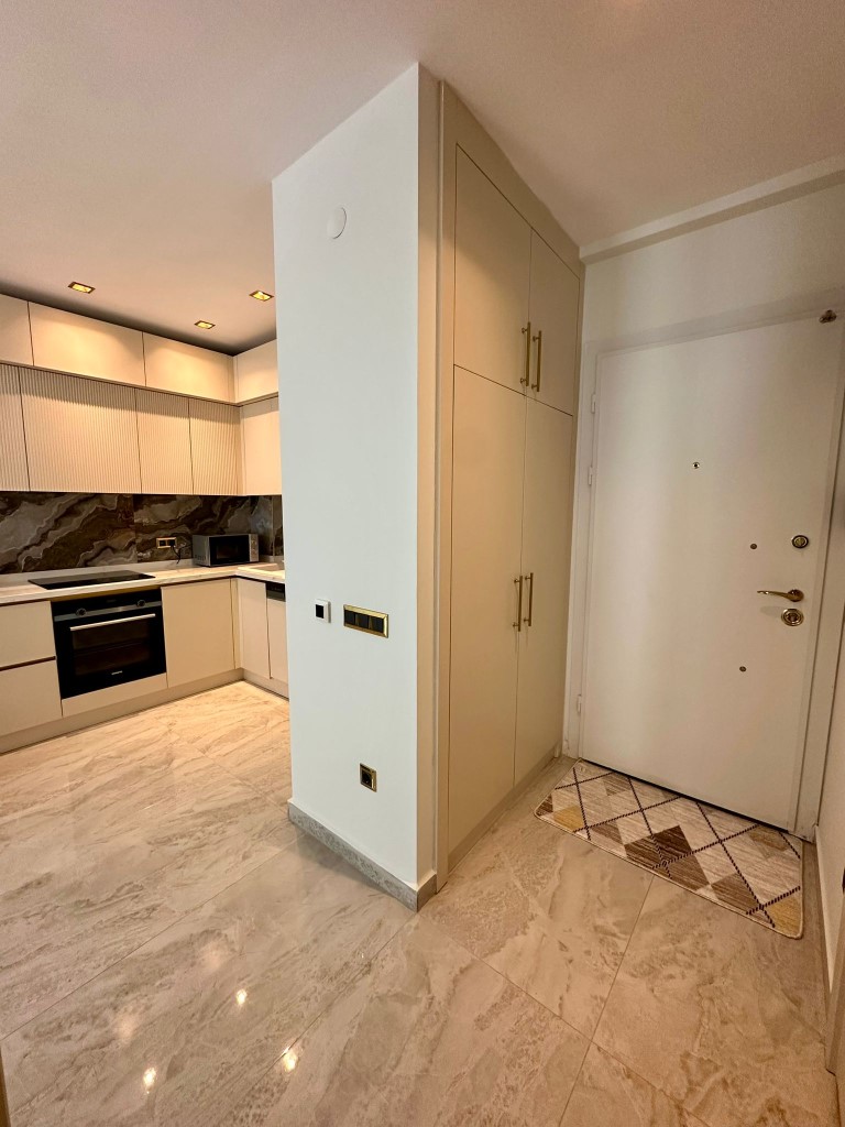 Центр Аланьи — квартира рядом с пляжем в премиум-комплексе. - Фото 43